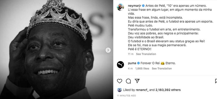 Rei Pelé nos deixa e parte com legado de magia no futebol