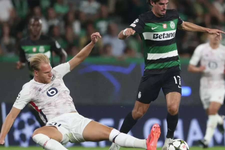 Sporting venceu Lille por 2-0 na 1.ª jornada