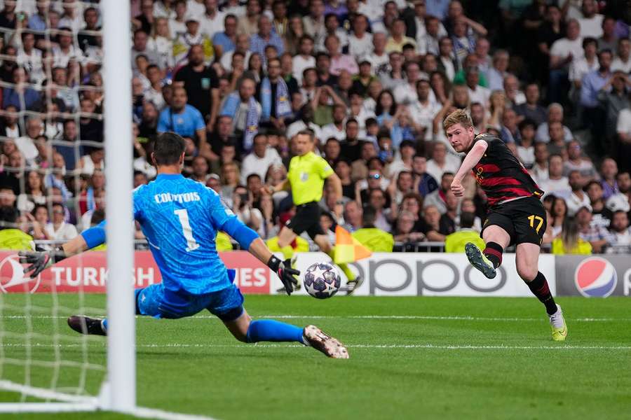 Kevin De Bruyne levelled the score-line in the second half