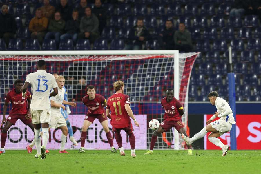 O momento do golo de William Gomes