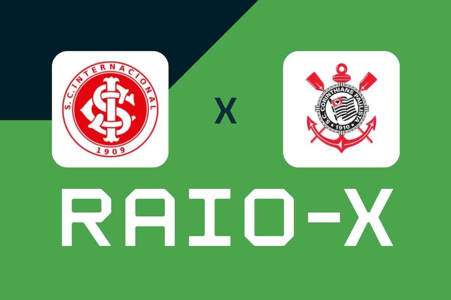 Internacional x Corinthians - Raio X da partida: dados e estatísticas Internacional x Corinthians - Raio X da partida: dados e estatísticas