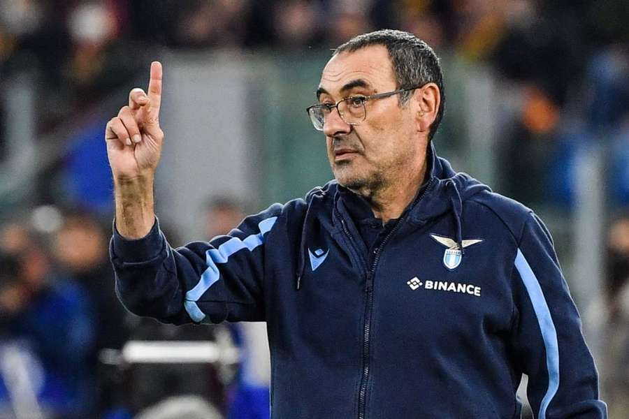 Maurizio Sarri está feliz na Lazio