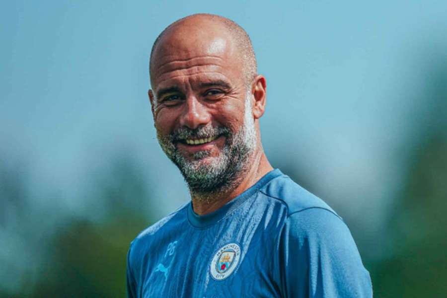 Trenér Manchesteru City Pep Guardiola