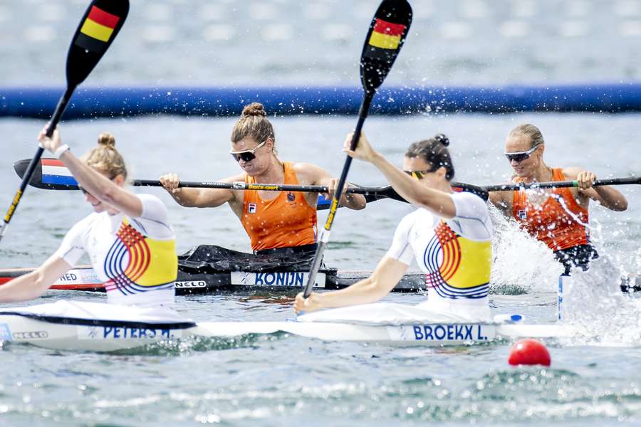 Ruth Vorsselman en Selma Konijn waren in de halve finales sneller dan in de finale