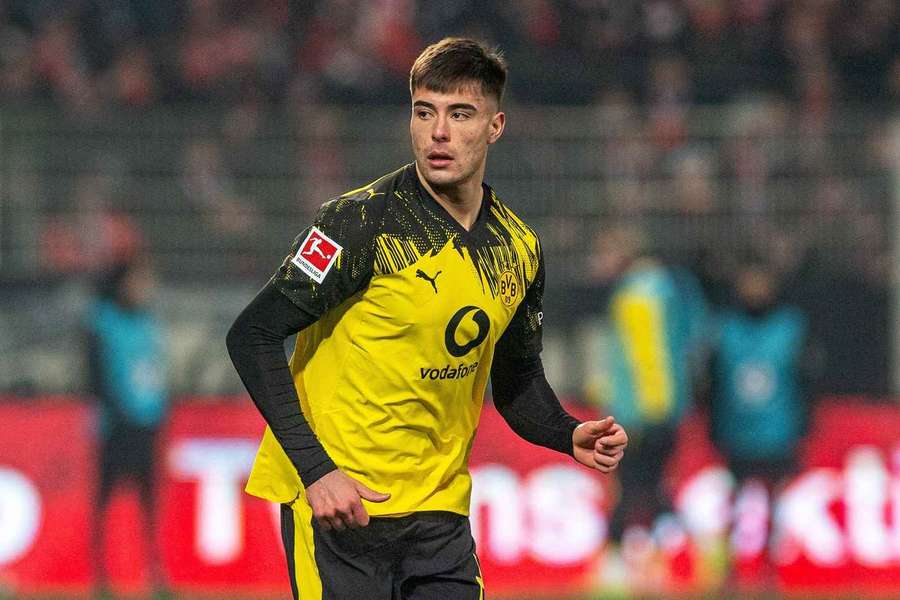 Aaron Anselmino am Samstag gegen Union Berlin.