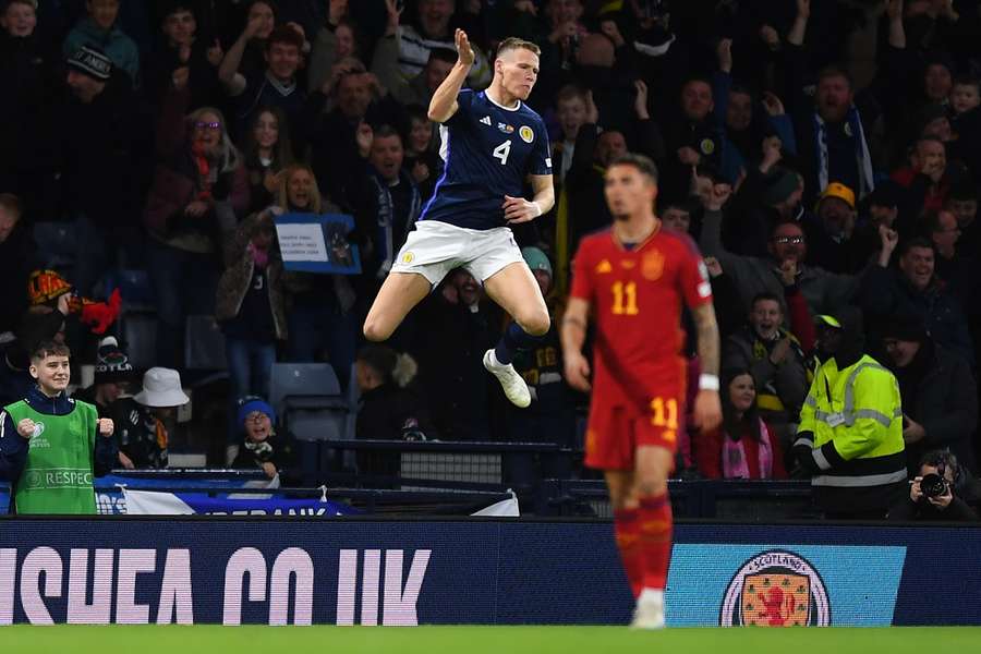 La gioia di Scott McTominay