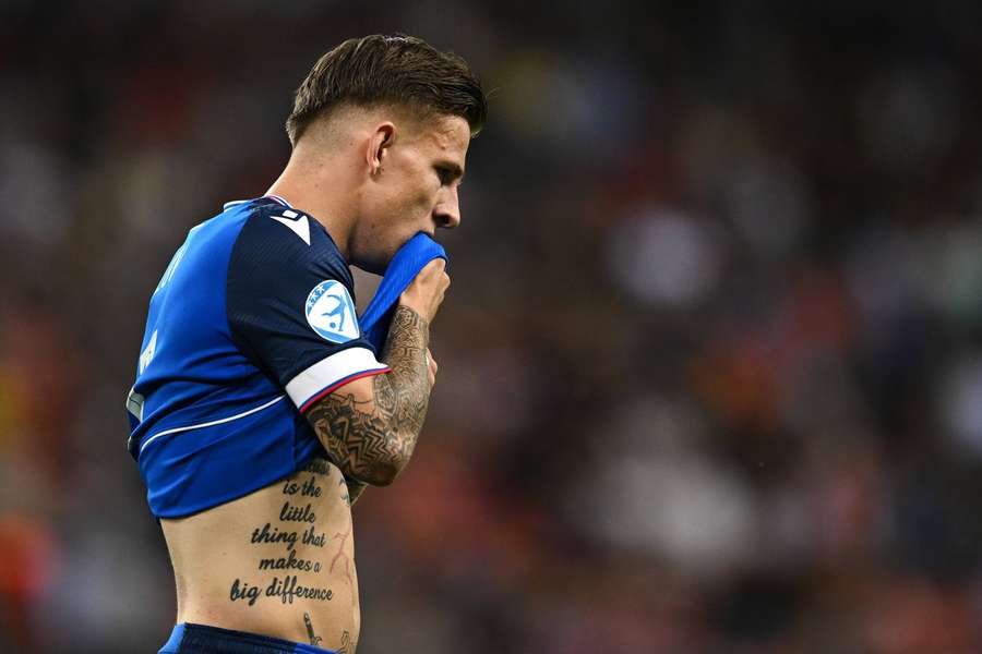 Tomas Suslov was Slovakia's brightest spark on a frustrating night for the hosts