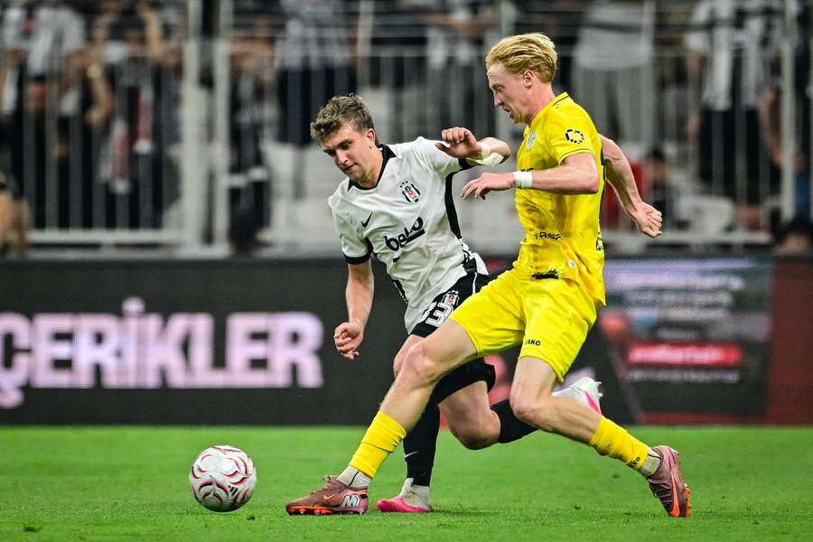 Hradecký ofenzivní záložník Tom Slončík. Hradecký ofenzivní záložník Tom Slončík.