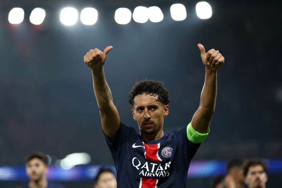 Marquinhos après le match.