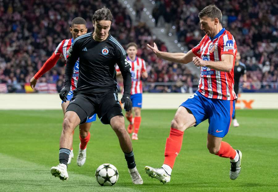 Strelec bol jediným strelcom Slovana na pôde Atlética.