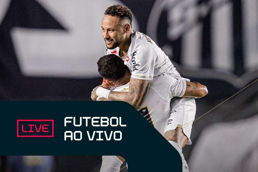 O Santos venceu com o brilho de Neymar