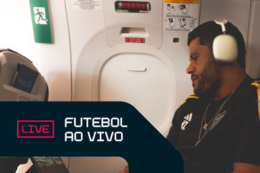 Hulk durante embarque do Galo rumo a São Paulo