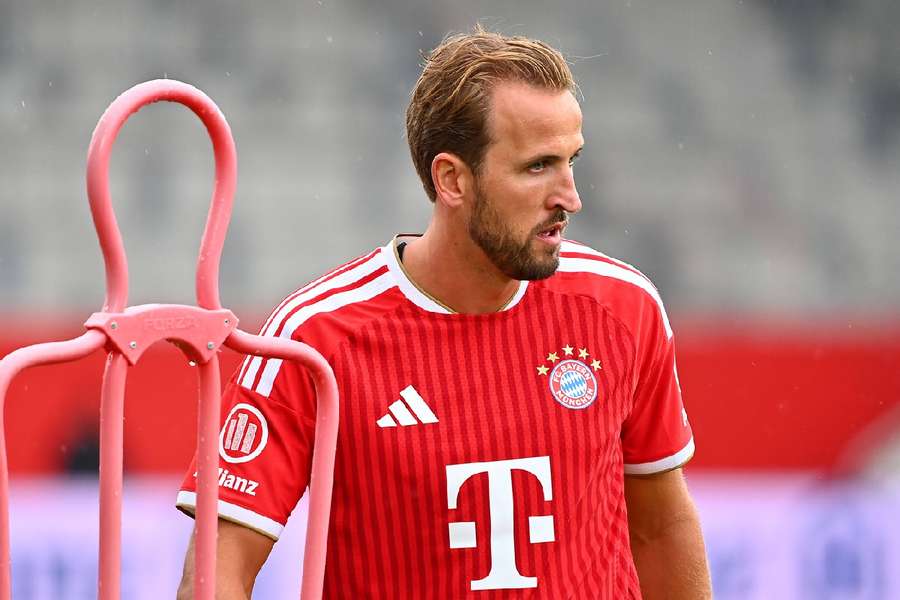 Harry Kane in training