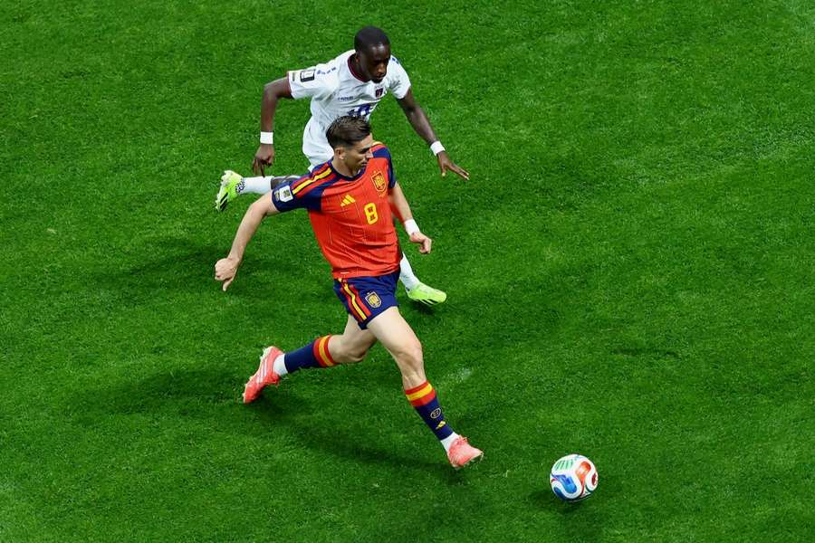 Fabian Ruiz im Spiel gegen Kap Verde Fabian Ruiz im Spiel gegen Kap Verde