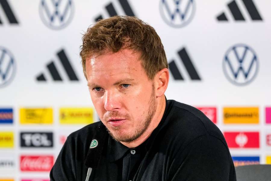 Julian Nagelsmann auf der Pressekonferenz zu Beginn der Länderspielpause.