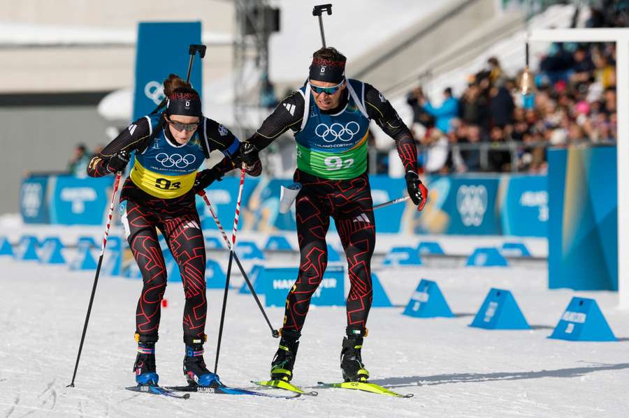 Philipp Nawrath und Vanessa Voigt trugen das Team.
