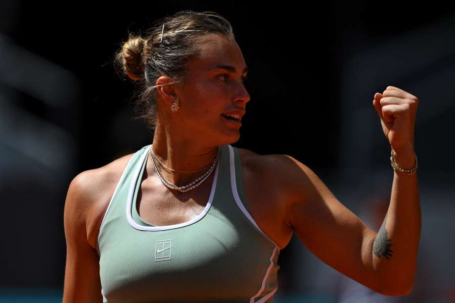 Sabalenka à Madrid ce lundi.