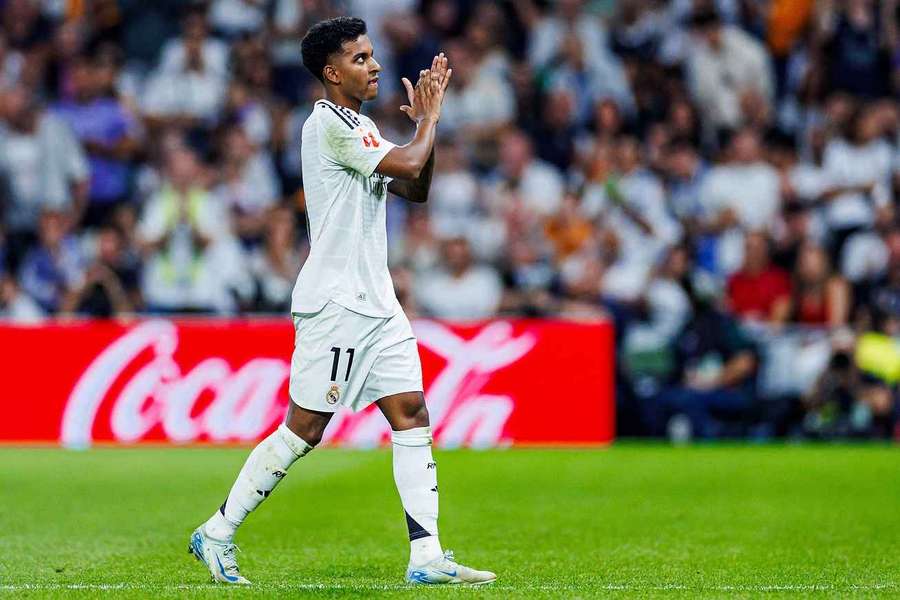 Rodrygo perdeu espaço no Real Madrid com Xabi Alonso