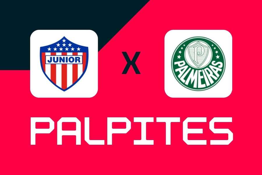 Palmeiras é o favorito nas casas de apostas para o confronto com o Junior