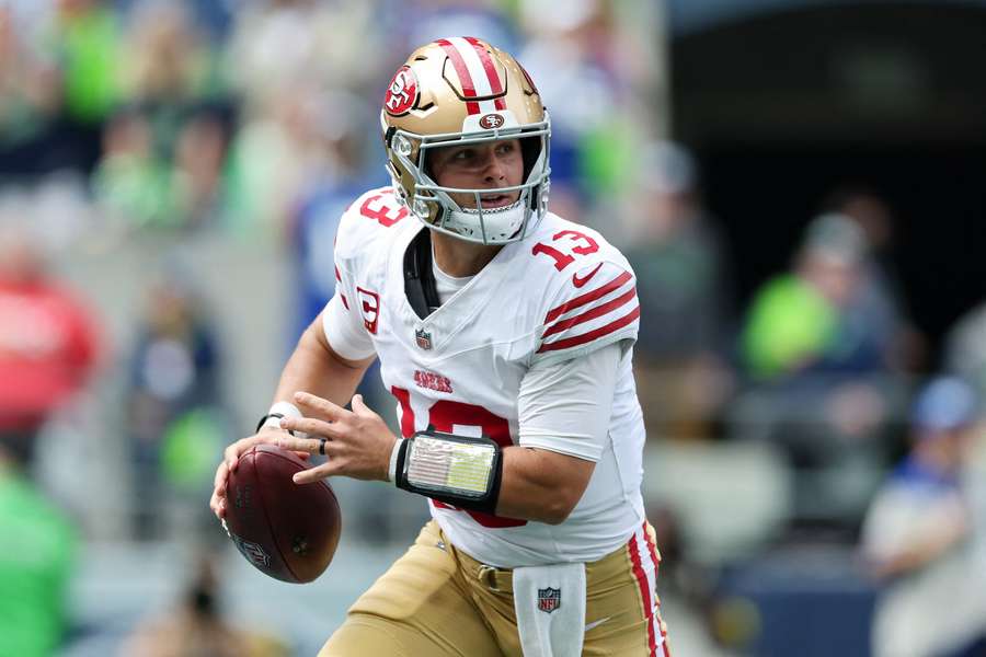 49ers QB Brock Purdy scrambles during Week 1 vs. Seattle Seahawks