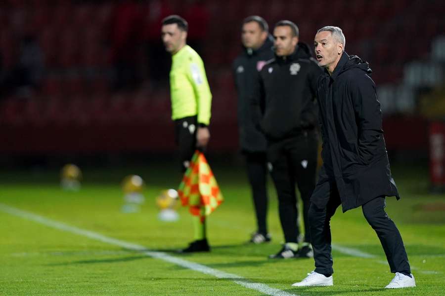 Carlos Vicens, treinador do SC Braga Carlos Vicens, treinador do SC Braga