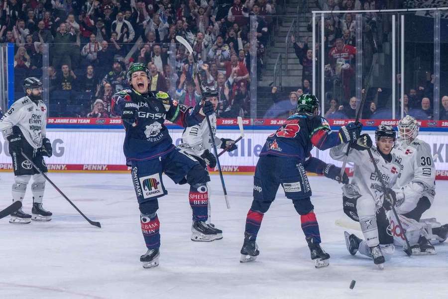 Das erste Spiel im DEL-Halbfinale geht an die Eisbären Berlin