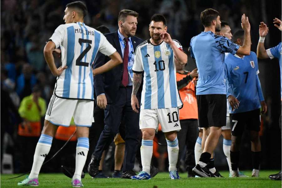 Leo Messi après la première défaite des siens depuis un an.