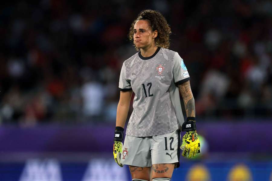 Patrícia Morais em ação pela seleção portuguesa