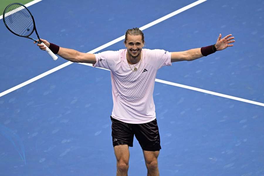 Alexander Zverev po výhře na US Open. Alexander Zverev po výhře na US Open.