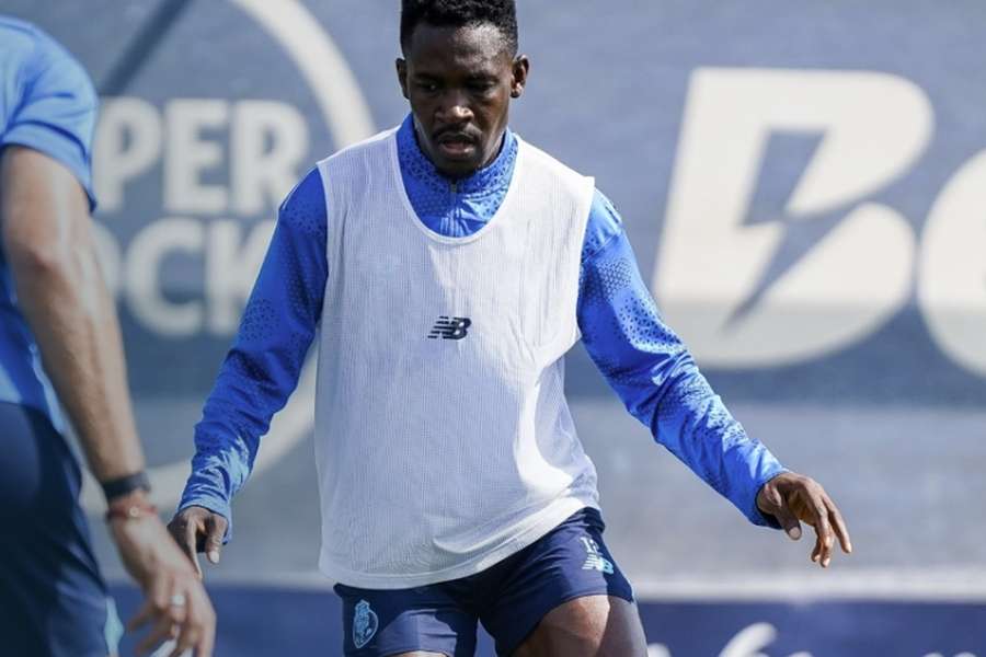 Zaidu no treino do FC Porto