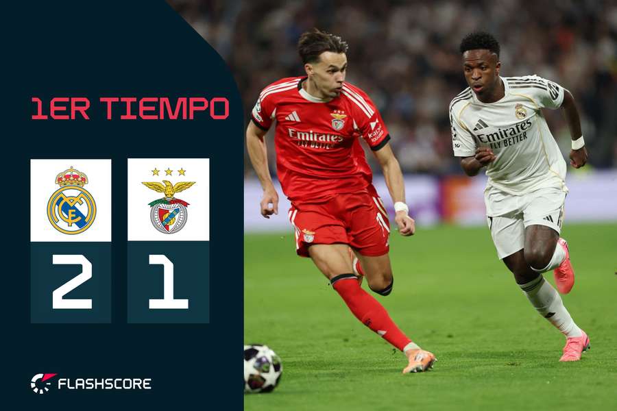 Sigue el Real Madrid-Benfica en directo en Flashscore Sigue el Real Madrid-Benfica en directo en Flashscore