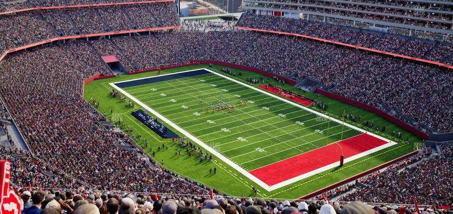 Vista desde el asiento más barato para la Super Bowl LX