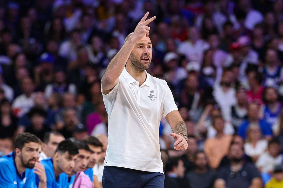 Vassilis Spanoulis lors des JO 2024.