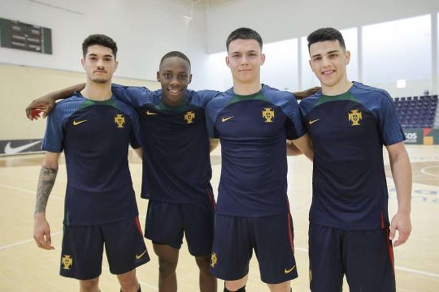 Os quatro estreantes na Seleção Nacional de futsal