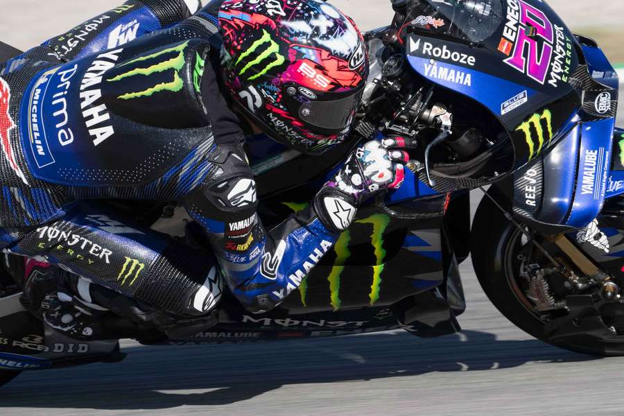 Fabio Quartararo com a sua Yamaha
