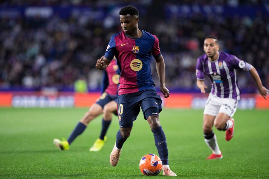 Ansu Fati contre Valladolid