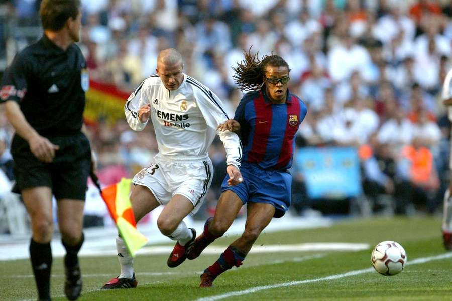 Edgar Davids i El Clásico.