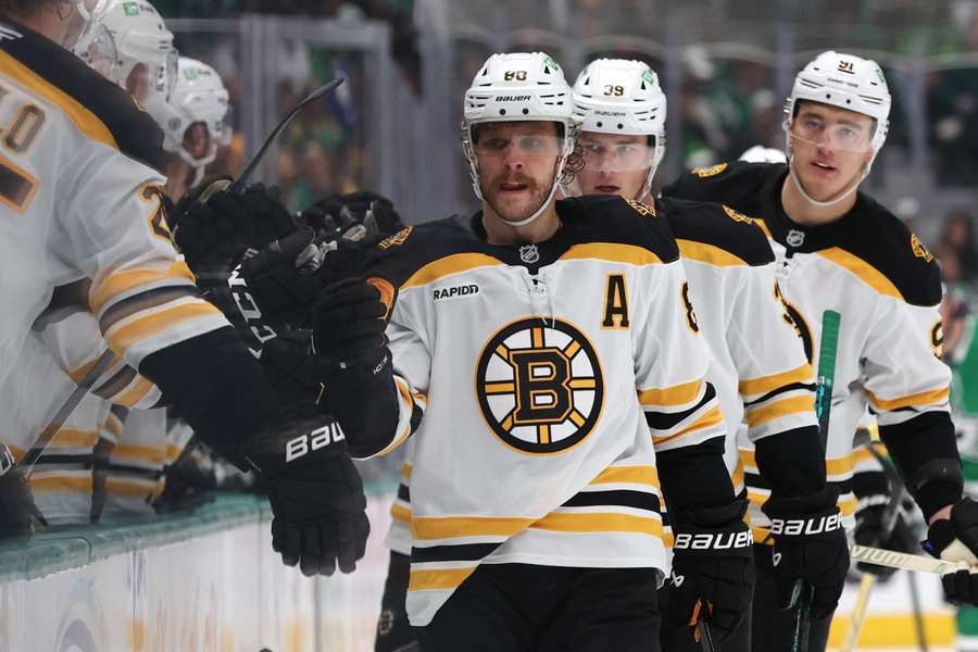Pastrňák v NHL odehrál jubilejní zápas.