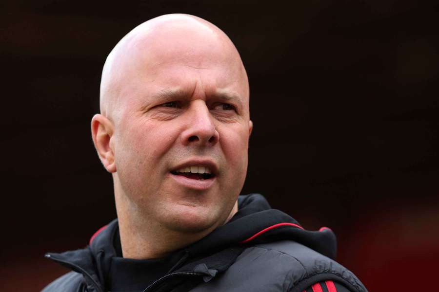 Liverpool manager Arne Slot inside the stadium before the match
