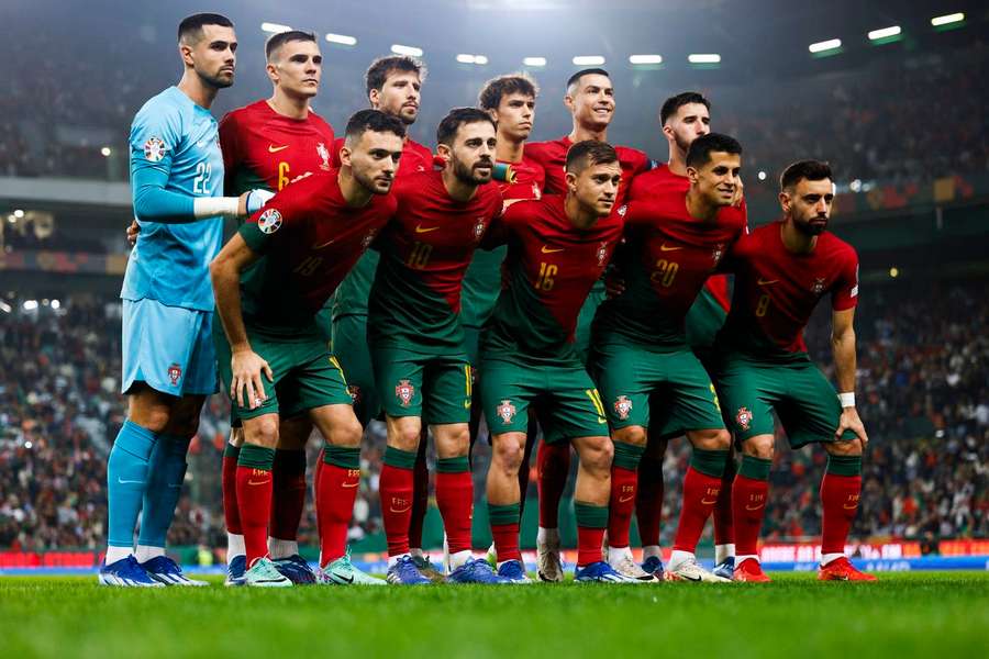 O último onze de Portugal na qualificação para o Euro-2024