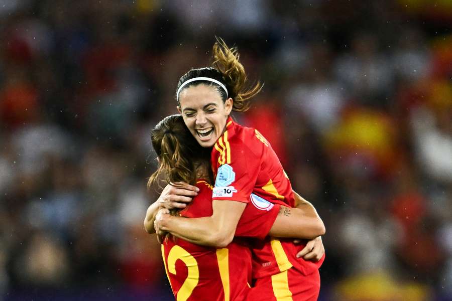 L'esultanza di Aitana Bonmatí dopo la rete decisiva