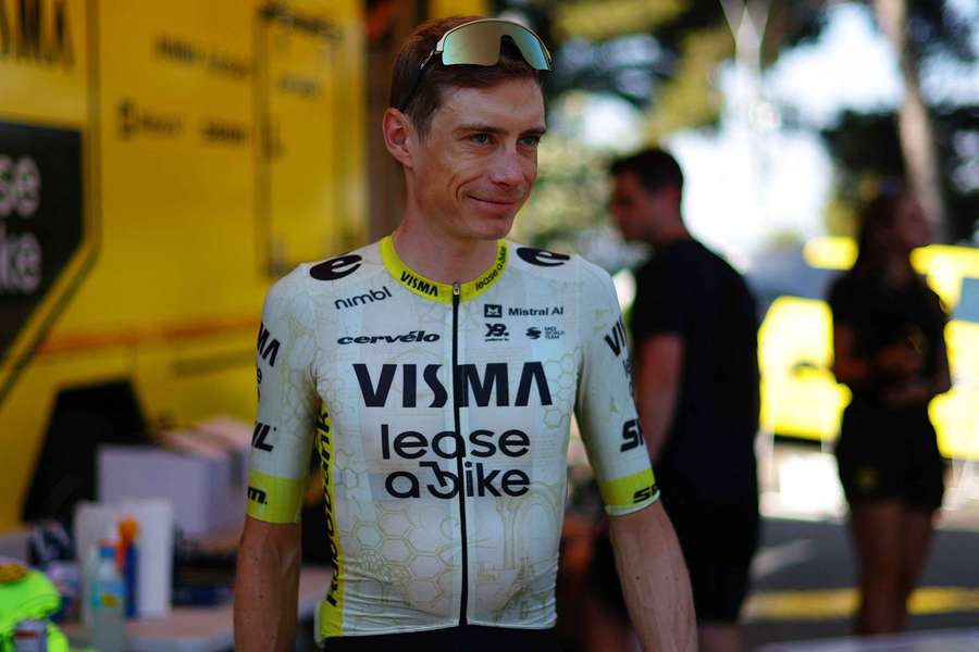 Jonas Vingegaard est prêt. Jonas Vingegaard est prêt.