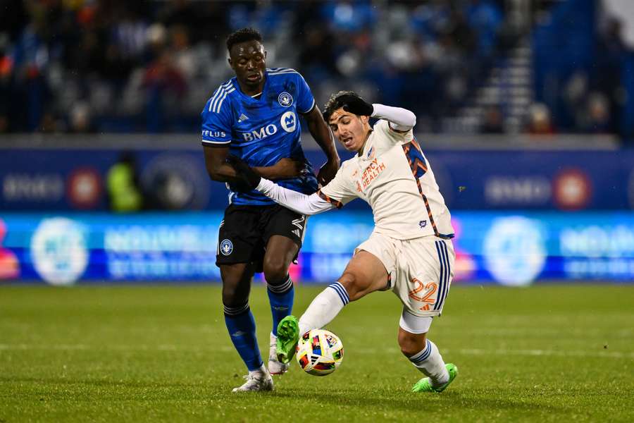 Victor Wanyama (à gauche) avec Montréal en avril 2024. Victor Wanyama (à gauche) avec Montréal en avril 2024.