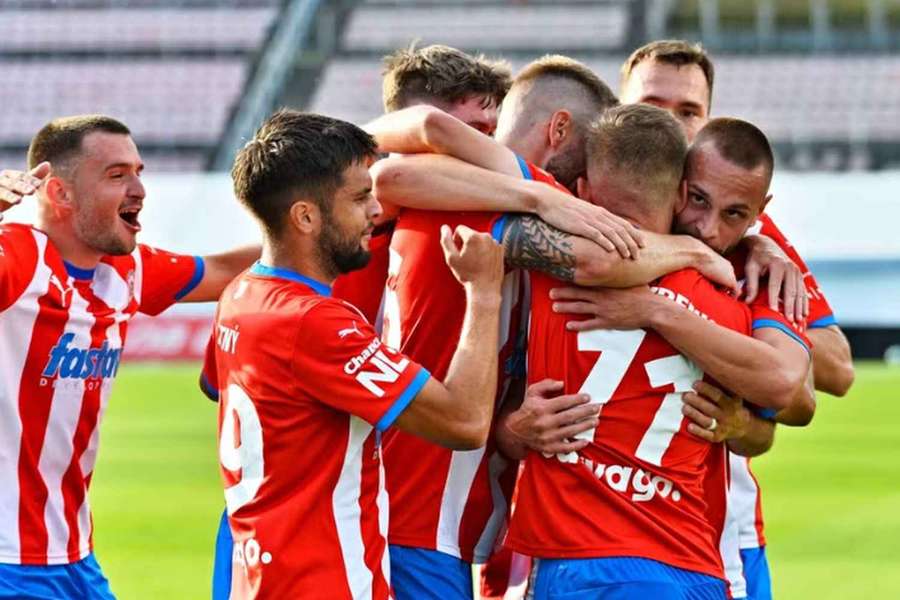 Fotbalisté Zbrojovky Brno si zajistili postup do Chance Ligy.