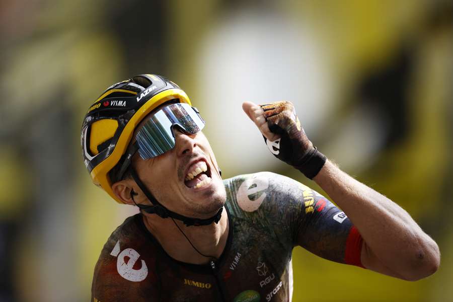 Christophe Laporte kreeg zondag Gent-Wevelgem nog cadeau van ploegmaat Wout van Aert