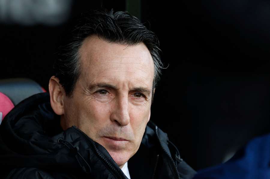 Aston Villa manager Unai Emery