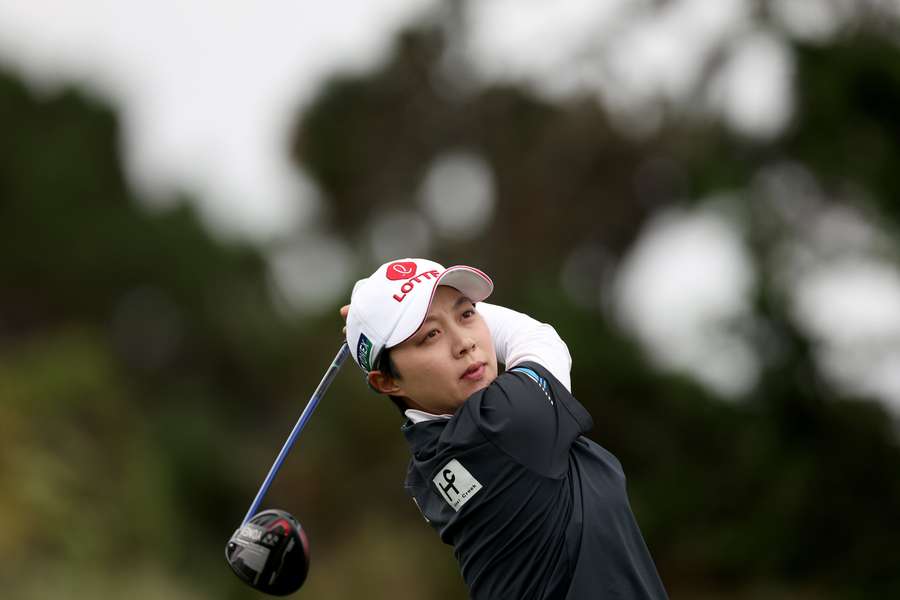 Kim Hyo-joo  in action at the US Women's Open