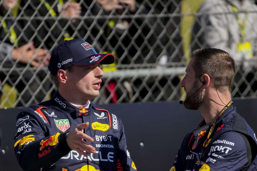 Verstappen na de race