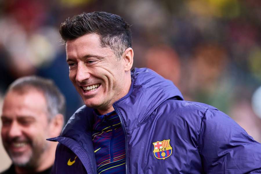 Robert Lewandowski will depart Barcelona at the end of the season.