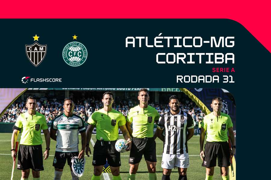 PRÉVIA: Atlético-MG x Coritiba; confira análise e principais estatísticas PRÉVIA: Atlético-MG x Coritiba; confira análise e principais estatísticas